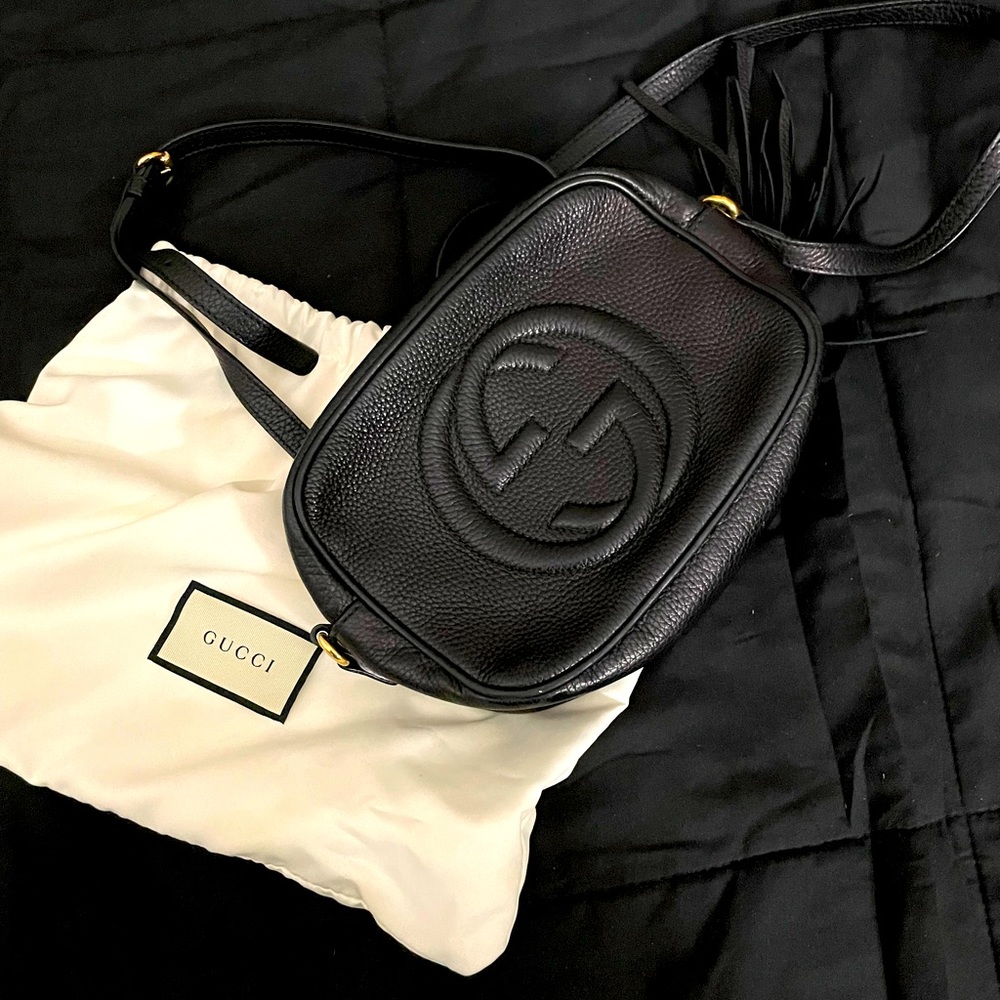 Gucci soho crossbody bag in black